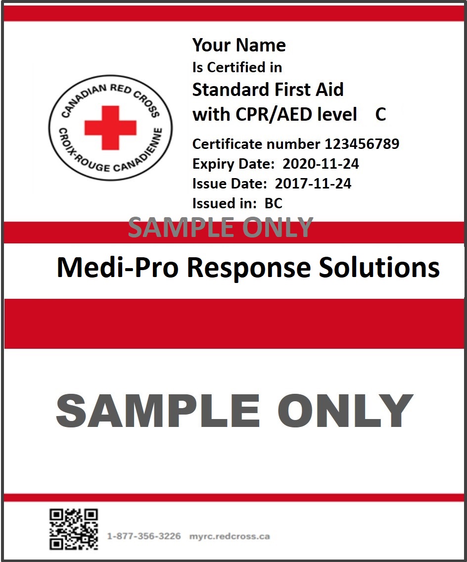 Red Cross First Aid - MEDI-PRO FIRST AID IN KELOWNA & VANCOUVER, BC